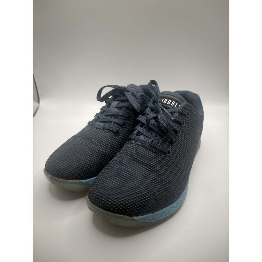 NoBull Men’s Super fabric Trainers Navy Blue Size M7.5 W9 No Bull Clean!